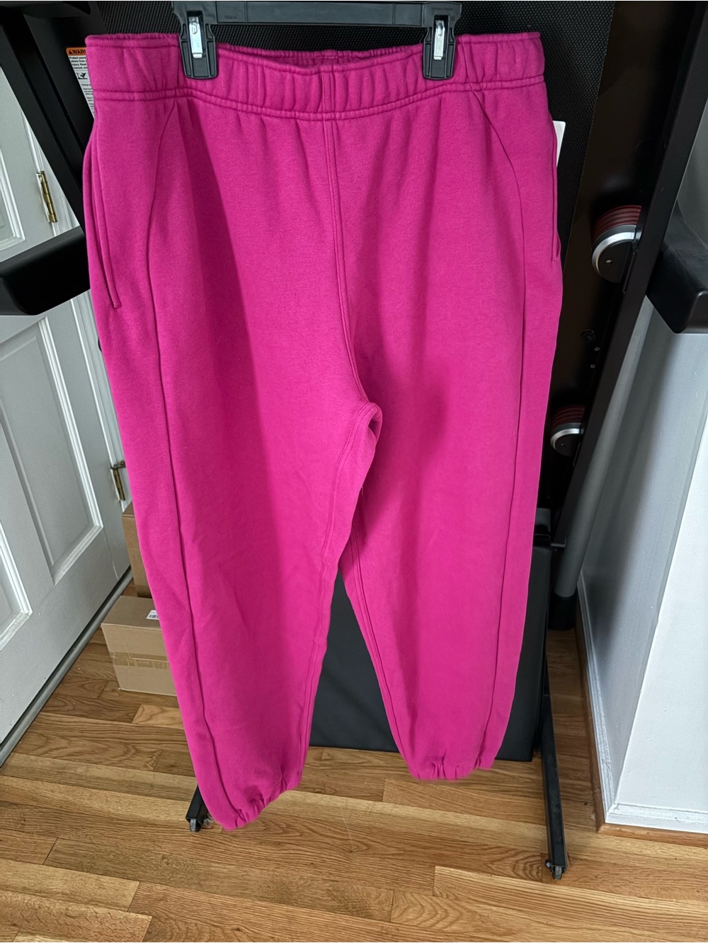 lululemon athletica Fuchsia Pink Fleece Joggers